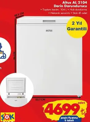 ALTUS AL 2104 DERİN DORUNDURUCU